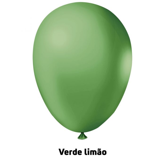 BALAO 6,5 VERDE LIMAO COM 50 JOY