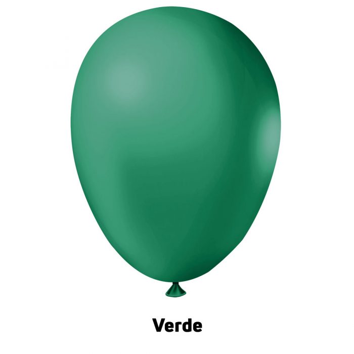 BALAO 7 VERDE COM 50 UNID JOY