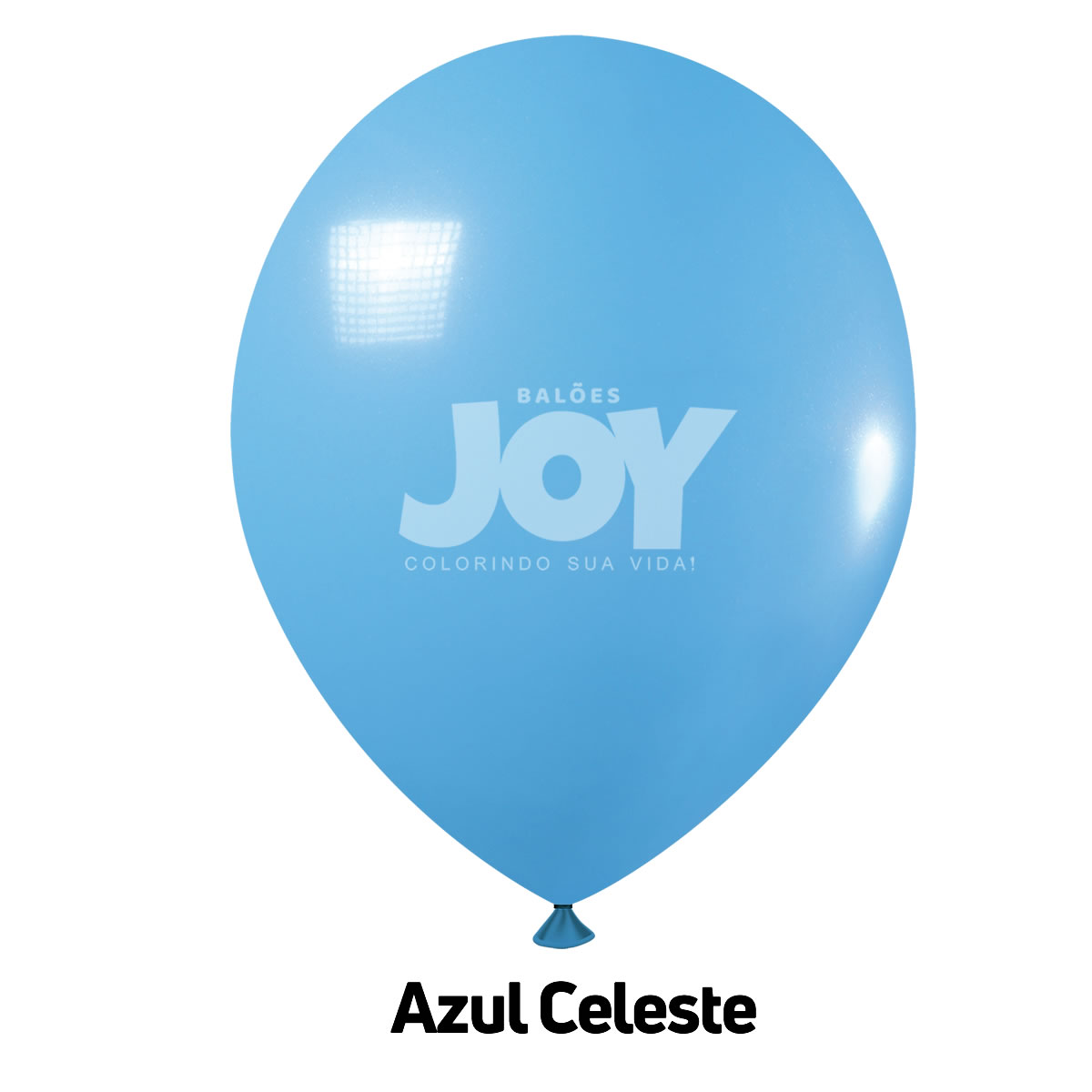 BALAO 5 AZUL CELESTE COM 50 REDONDO JOY