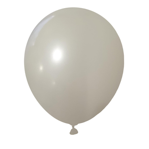 BALAO 5 OFF WHITE METALIZADO COM 50 REDONDO JOY